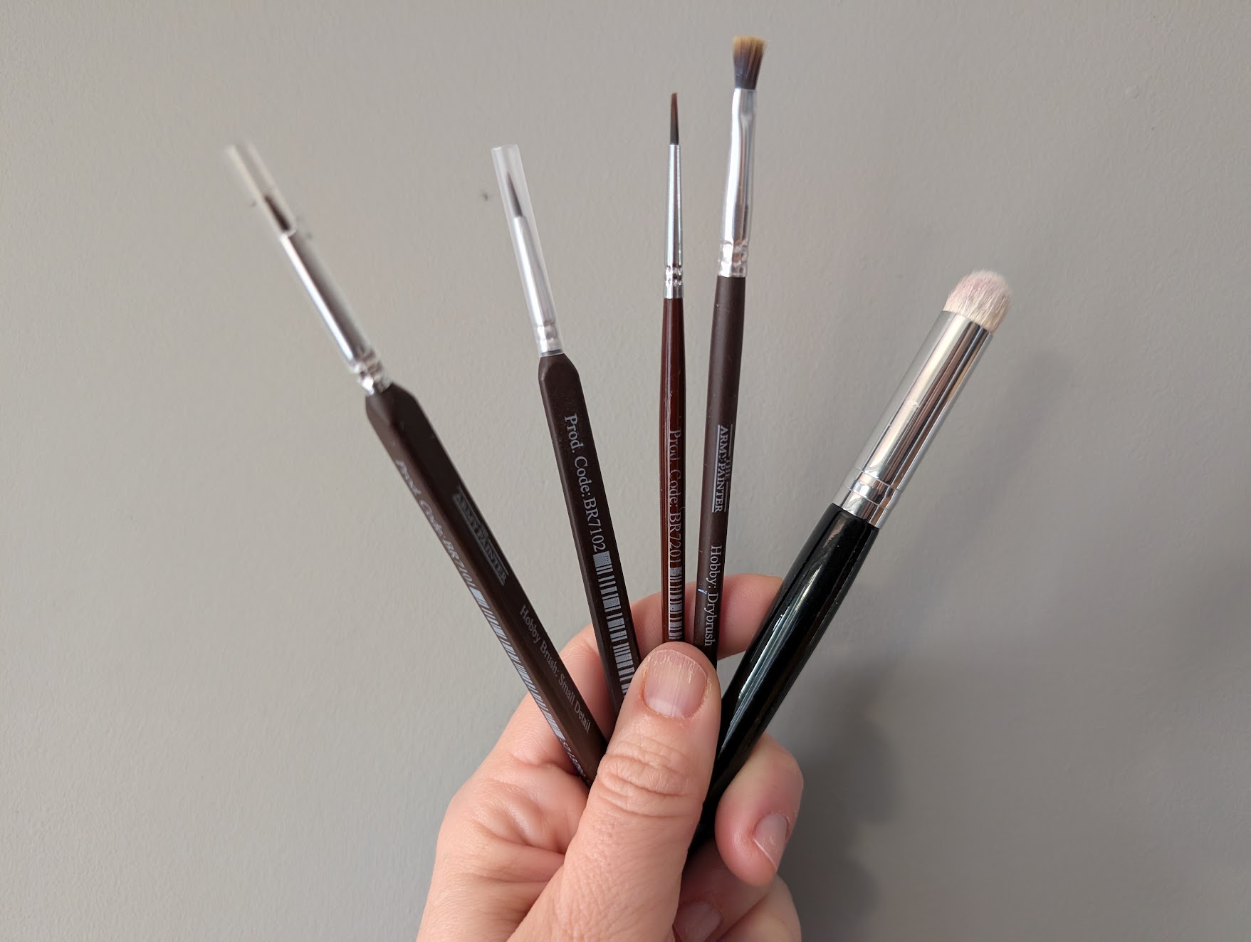 Paint Brushes from The Army Painter